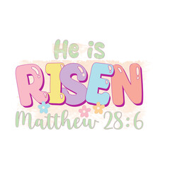 He is risen matthew 28:6