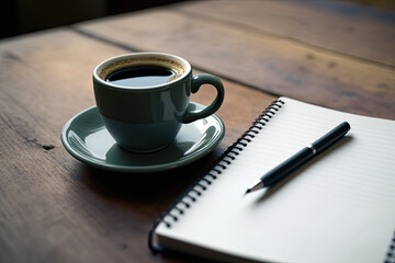 A Cup of Comfort The Perfect Companion for a Blank Page of Possibilities. Generative AI