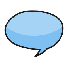 colorful speech bubble
