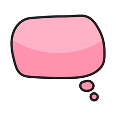 colorful speech bubble
