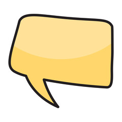 Naklejka premium colorful speech bubble 