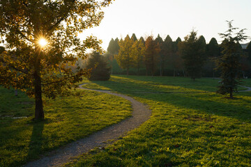 Modern Portello Park in Milan, Italy
