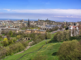 Fototapeta na wymiar Cityscape in Edinburgh, Scotland
