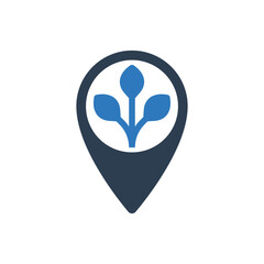 Garden Location Map Pin Icon