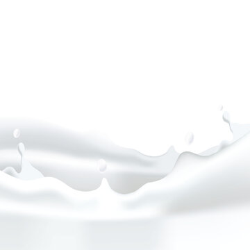 Realistic milk splash background illustration