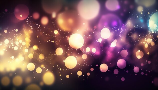 Particle Background Texture Wallpaper with shiny vibrant colors, celebration, beautiful art created with generative ai technology © Picture Office