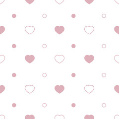 Boho Baby Pink Seamless pattern 