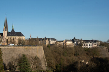 Obraz premium Cathédrale Notre-Dame and Citadel of the Holy Spirit
