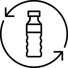 recycle bottle icon