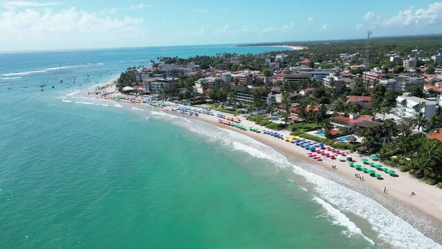 Praia de Porto de Galinhas em Pernambuco em Ipojuca