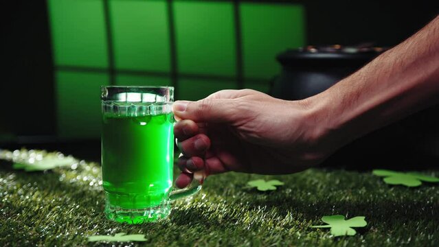 Green Beer For Saint Patrick's Day