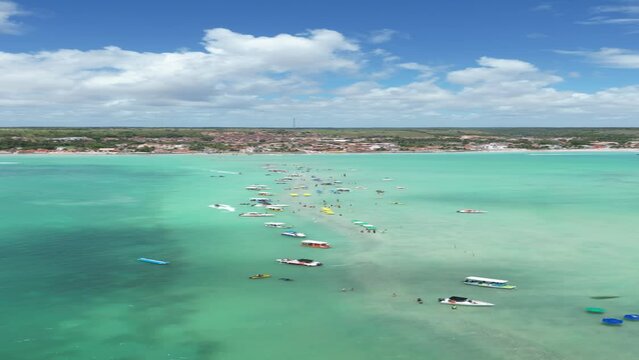 Caminho de Moises em Maragogi, banco de areia da praia de Barra Grande, praia de antunes em alagoas, maceio.