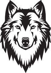 Wolf Head icon, wolf head logo, SVG Vector Illustration 
