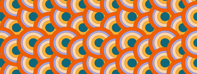 1970s Retro pattern. Groovy abstract psychedelic background. Seventies Style. Hippie Aesthetic. Vector Illustration y2k