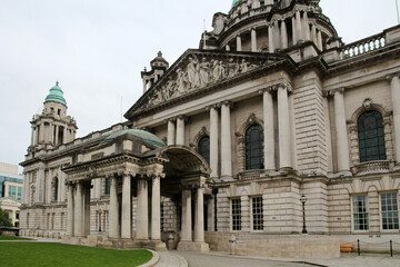 Fototapeta na wymiar Belfast City Hall in Northern Ireland 