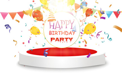 Lots of colorful tiny confetti and ribbons on transparent background. Festive event and party. Multicolor background.Colorful bright confetti isolated on transparent background.	
