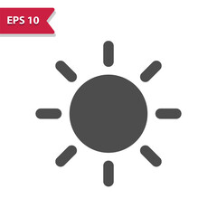 Sun Icon - Weather, Sunny, Summer, Day