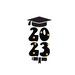 Senior Class of 2023, Graduation vector , Proud family ,Grad School Senior vector design