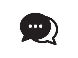discussion and speak icon isolated