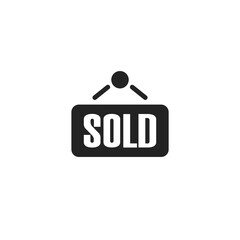 Sold Sign - Pictogram (icon) 