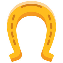 horseshoe flat icon