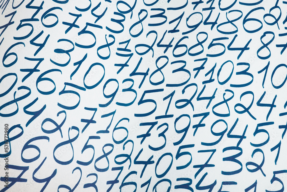 Poster digital background with numbers. texture of random numbers figures. economic collapse or default con
