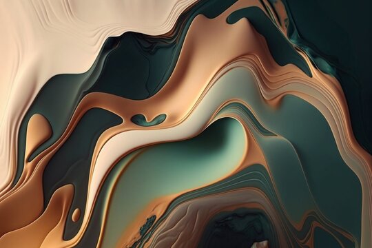 Fototapeta Abstract Marble Texture Background - Minimal Luxury Graphic Backdrop - Luxury Fashion Pattern Wallpaper - Fluid Elegant Wallpaper - Generative AI Illustration