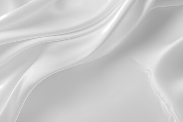 White fabric background,abstract smooth fabric minima white background,flowing satin waves