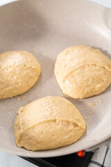 Eggnog pancakes