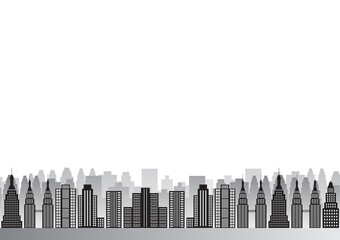 Building Background. City building. Skyscraper. Cityscape. Urban landscape. Metropolis City. Vector Illustration Isolated on White Background. 
