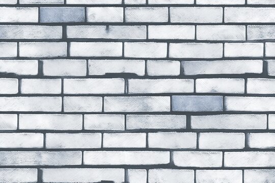 Seamless Brick Wall Pattern Design