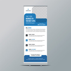 Corporate roll up or X banner or road side or stand banner or pull up banner design template layout for your business or company.