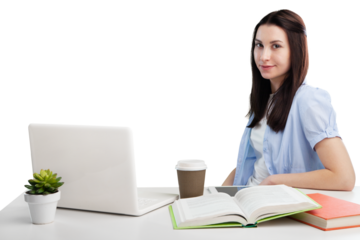 High school student taking notes while in class