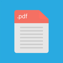 PDF file. Download pdf format. PDF document. Save pdf file. Vector icon