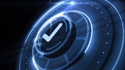 Standard quality control. Certification. Business, technology, internet and networking concept.