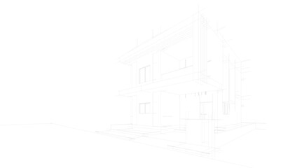 house sketch drawing