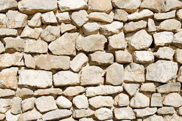 Close-up of an old rural wall