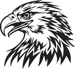 Eagle Head icon, eagle logo, American eagle, Illustration SVG Vector