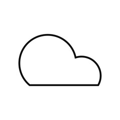 Clouds icon. Sky. Set. Vector illustration.