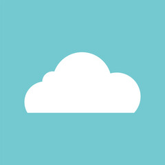 Clouds icon. Sky. Set. Vector illustration.