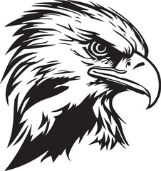Eagle Head icon, eagle logo, American eagle, Illustration SVG Vector