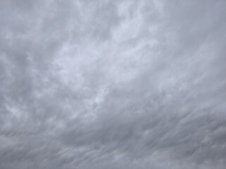 Cloudy sky with a shape of clouds that appear to be wrinkled