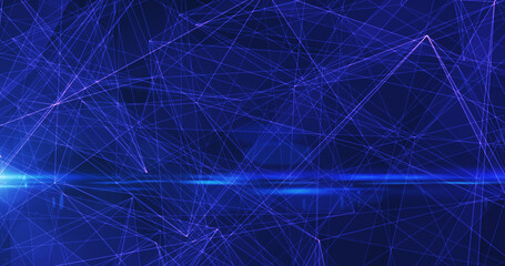 Abstract blue lines glowing high tech digital energy abstract background