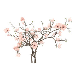 Fototapeta premium ARVORE FLORES 3D RENDER 