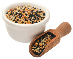 Mixed spices named as pach foron masala