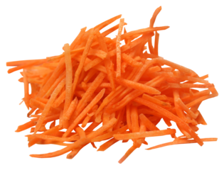 Sliced carrot in a bowl