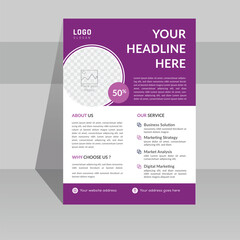 Creative Corporate & Business Flyer Brochure Template Design, abstract business flyer, vector template design. Brochure design, cover, annual report, poster, flyer a4 paper size free flyer vector