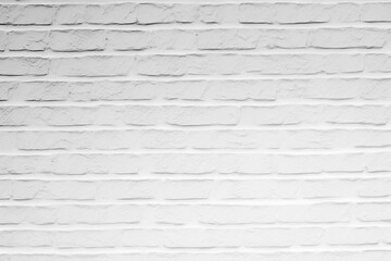 Fototapeta premium White Fresh Plain Wall Paint Brick Texture Background