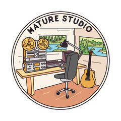 illustration of a bar