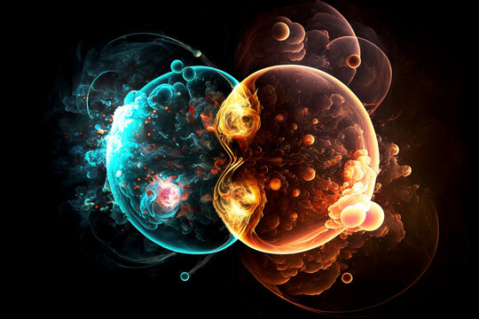 Fusion reaction. Generative AI.